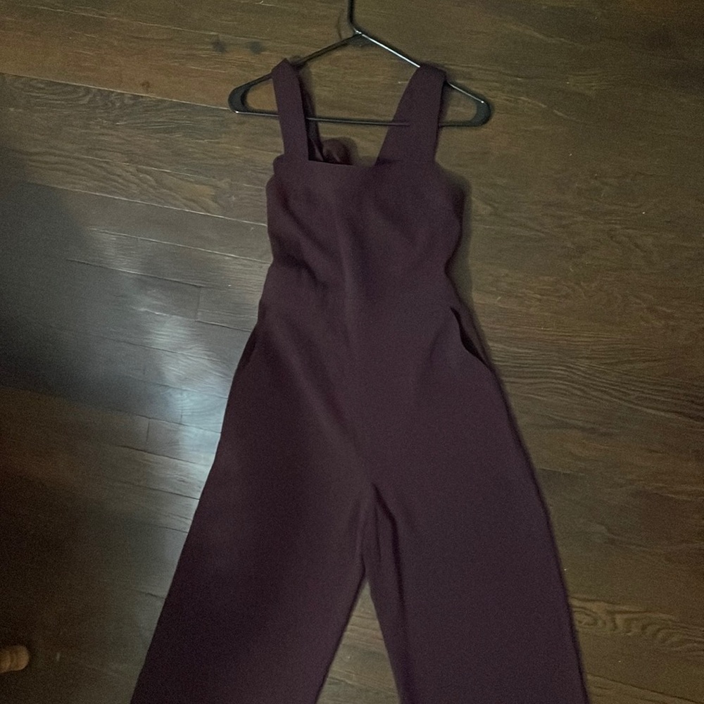 Madewell Apron Bow-Back Jumpsuit